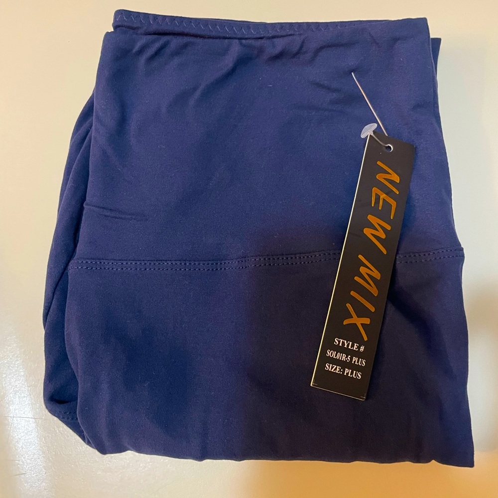NWT Navy Blue leggings, XL